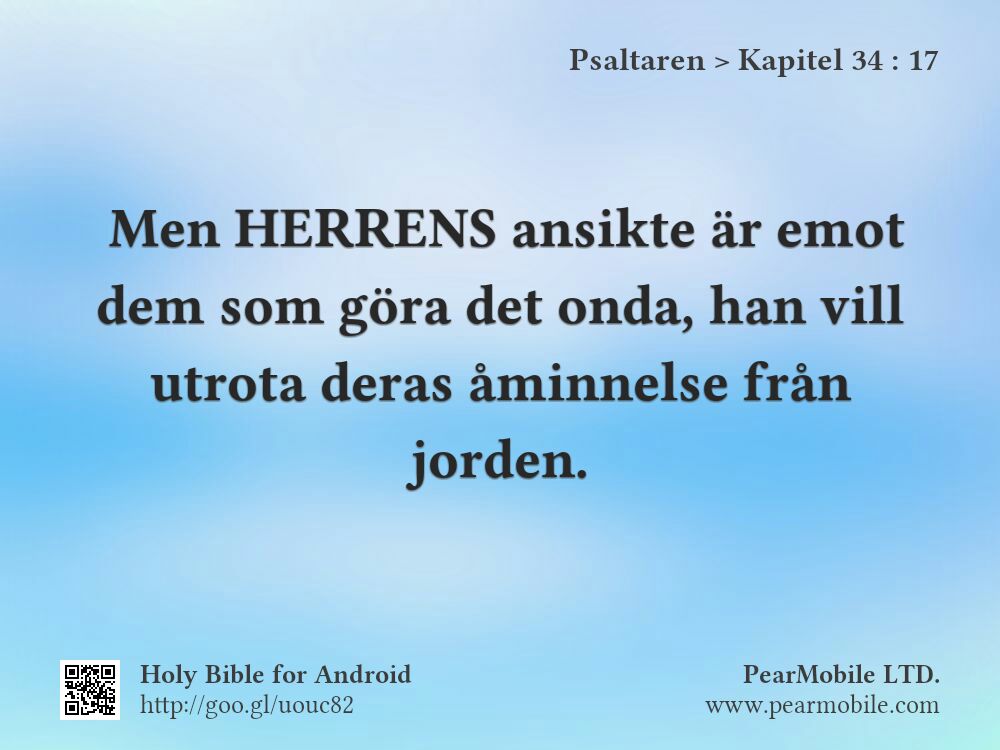 Psaltaren, Kapitel 34:17